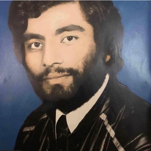 Nilofar Ayub's father's picture.